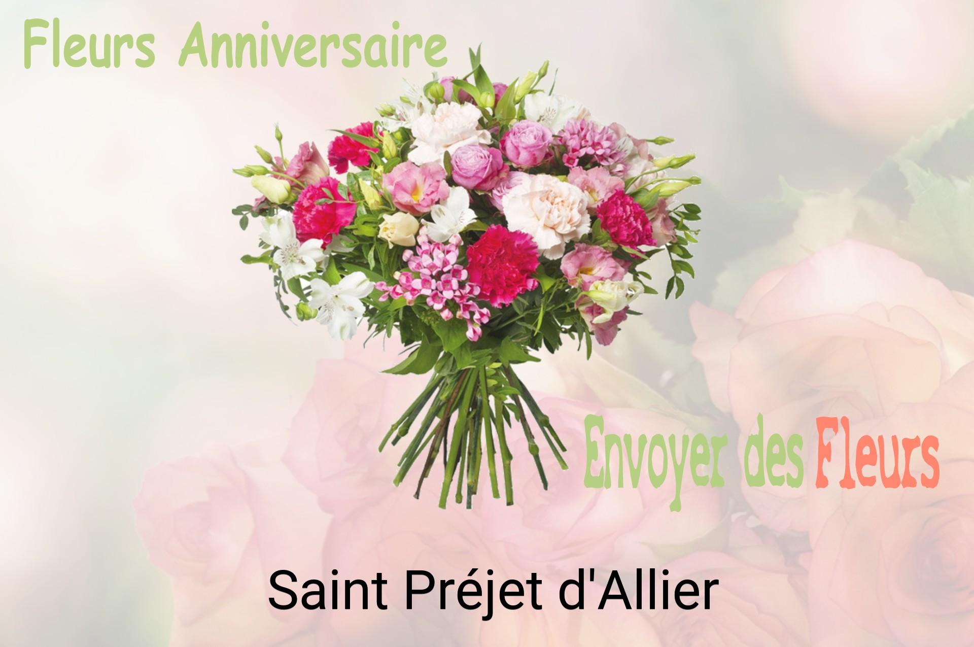 Bouquet de fleurs d’anniversaire livré à Saint-Préjet-d'Allier