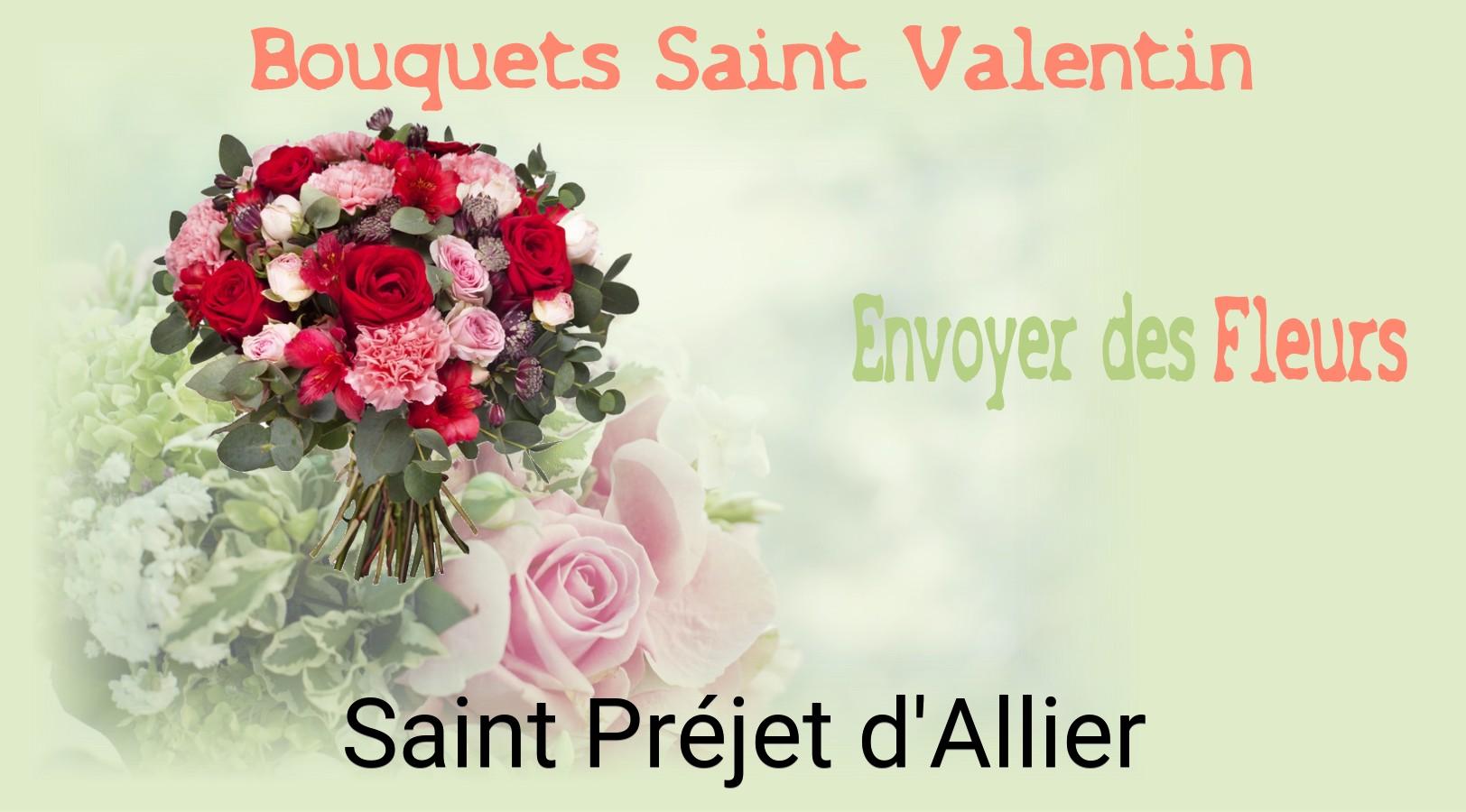 Roses de Saint-Valentin livrées à Saint-Préjet-d'Allier